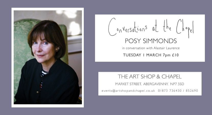 Sgyrsiau yn y Capel – Posy Simmonds