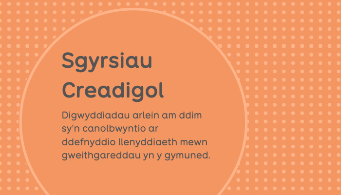 Ymunwch â’n Sgyrsiau Creadigol: Cyfres newydd o ddigwyddiadau cyhoeddus  i awduron ac arweinwyr gweithdai