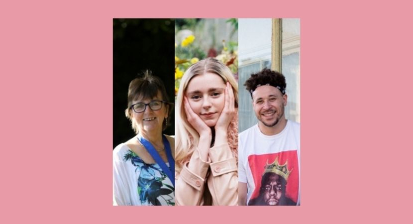 Áine Ní Ghlinn, Casi Wyn a Connor Allen yn sgwrsio â Jon Gower