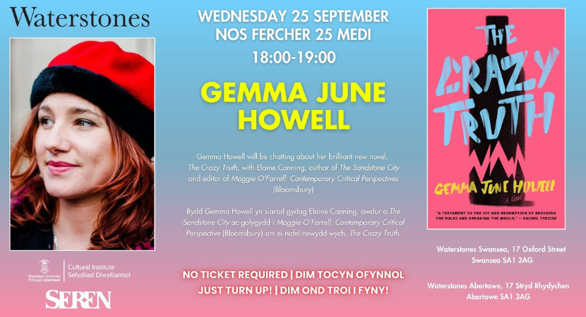 ‘The Crazy Truth’: Gemma June Howell mewn sgwrs ag Elaine Canning