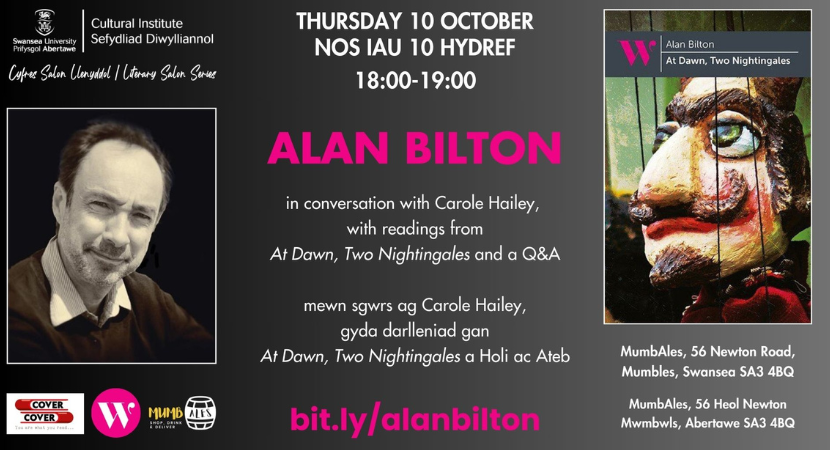 ‘At Dawn, Two Nightingales’: Alan Bilton mewn sgwrs ag Carole Hailey