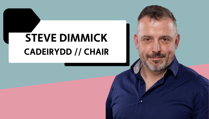 Dewch i ddysgu mwy am ein Cadeirydd newydd – Steve Dimmick
