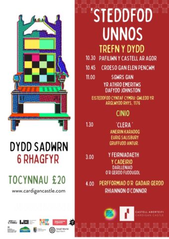 ‘Steddfod Unnos 2025 & Digwyddiadau i ddathlu Yr Arglwydd Rhys