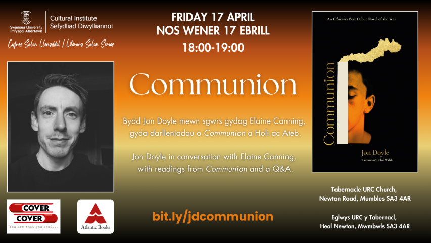 ‘Communion’ – Jon Doyle mewn sgwrs gydag Elaine Canning