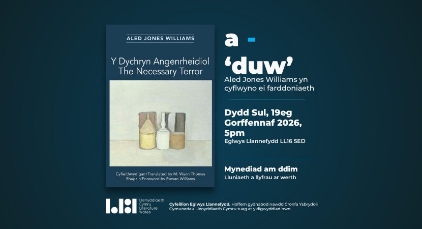 Aled Jones Williams yn cyflwyno ei farddoniaeth