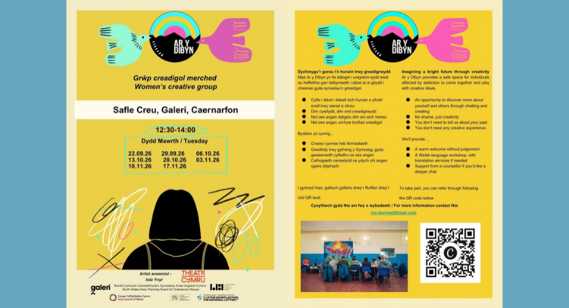 Ar y Dibyn – Gweithdai Creadigol / Creative Workshops